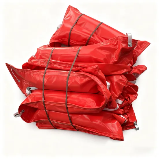 Heavy Duty Anti-Pollution Boom with Reinforced PVC Construction for Harbor Protection